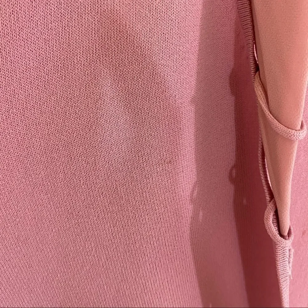 Max Studio Pink Button Front Cardigan - Picture 2 of 4